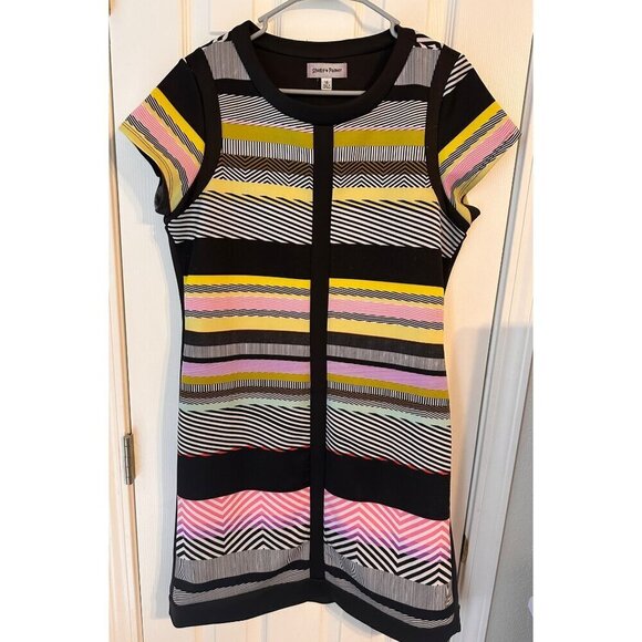 Shelby & Palmer Colorful Striped Dress Size 14 - Picture 1 of 4